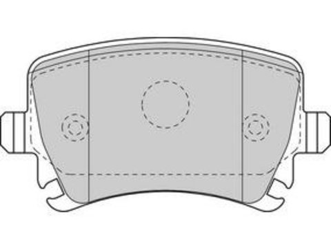 Placute frana Audi A3, A4, A6, A8, TT, Skoda Octavia, Superb, Yeti, VW Caddy, Golf, Golf Plus, Jetta, Passat, Scirocco, Sharan, Tiguan, Touran, punte fata 1K0698451