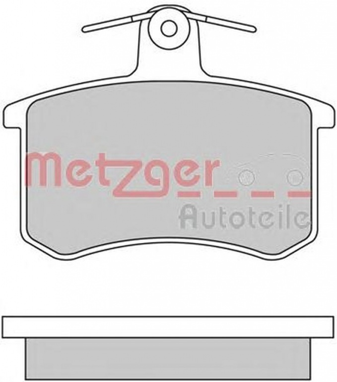 Placute frana AUDI A4 8D2 B5 METZGER 1170030