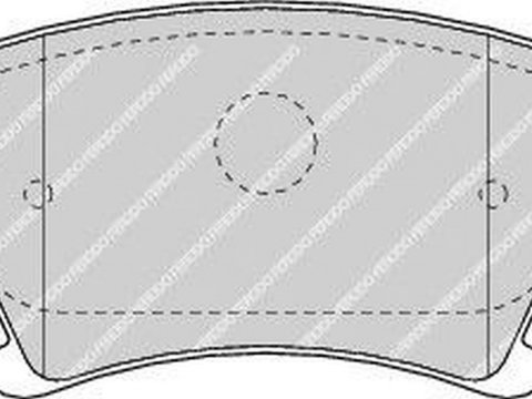 Placute frana AUDI A4 8E2 B6 FERODO FDB1655