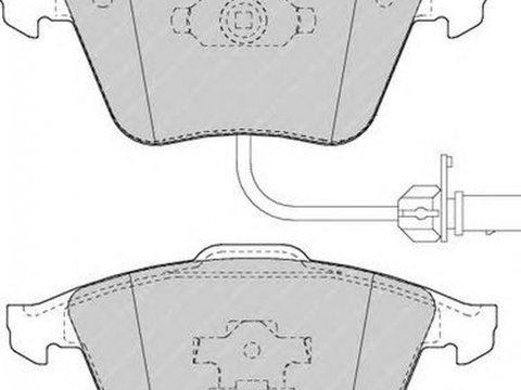 Placute frana AUDI A4 8EC B7 FERODO FDB1629