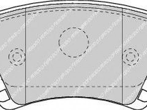 Placute frana AUDI A4 8EC B7 FERODO FDB1636