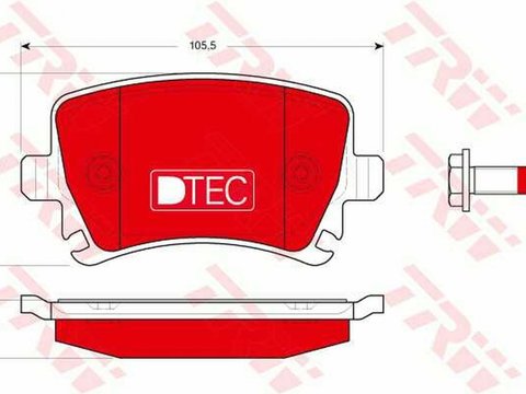 Placute frana AUDI TT Roadster 8J9 TRW GDB1622DTE