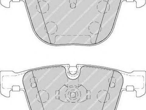 Placute frana BMW 3 E90 FERODO FDB1672