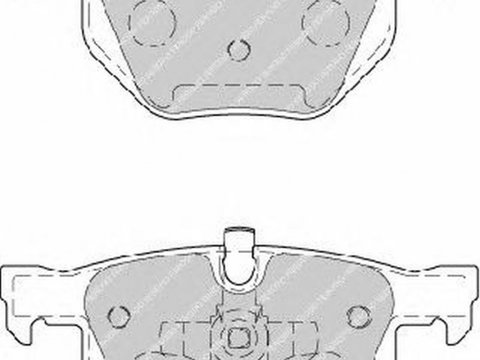 Placute frana BMW 3 E90 FERODO FDB1808