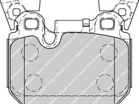 Placute frana BMW 3 E90 FERODO FDB4217