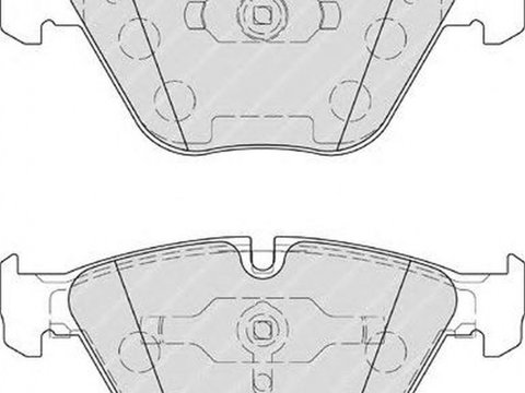 Placute frana BMW 3 E90 FERODO FDB4221