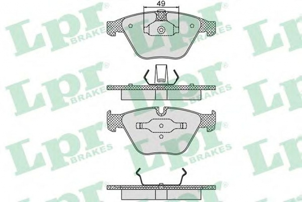 Placute frana BMW 3 E90 LPR 05P1193