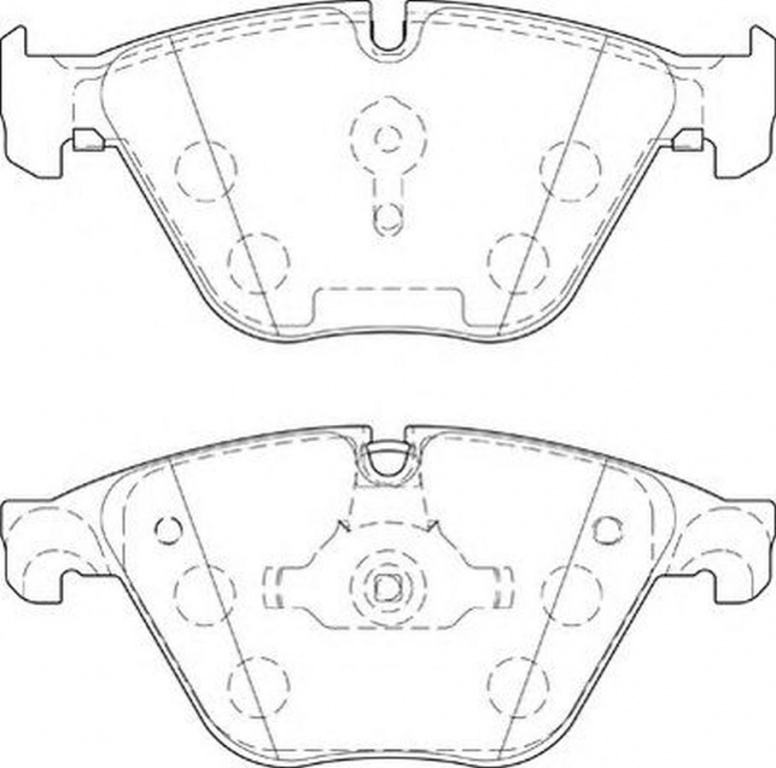 Placute frana BMW 7 F01 F02 F03 F04 WAGNER WBP24688A