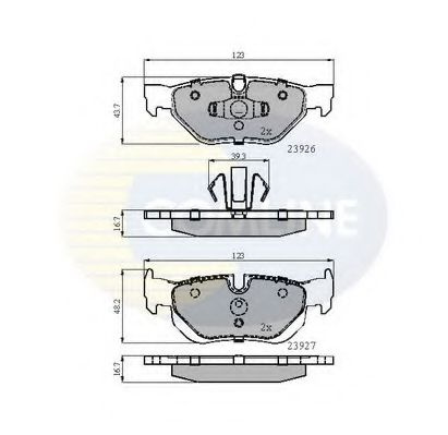 Placute frana BMW Seria 3 Touring (E91) (2005 - 20