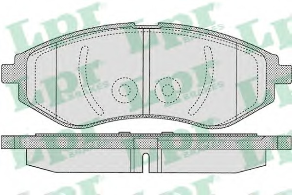 Placute frana # Chevrolet Aveo 2008 2009 2010 2011 2012 2013 2014 2015 2016 2017 2018 2019 2020 2021 2022 2023 2024 2025 # 05P1080 # LPR