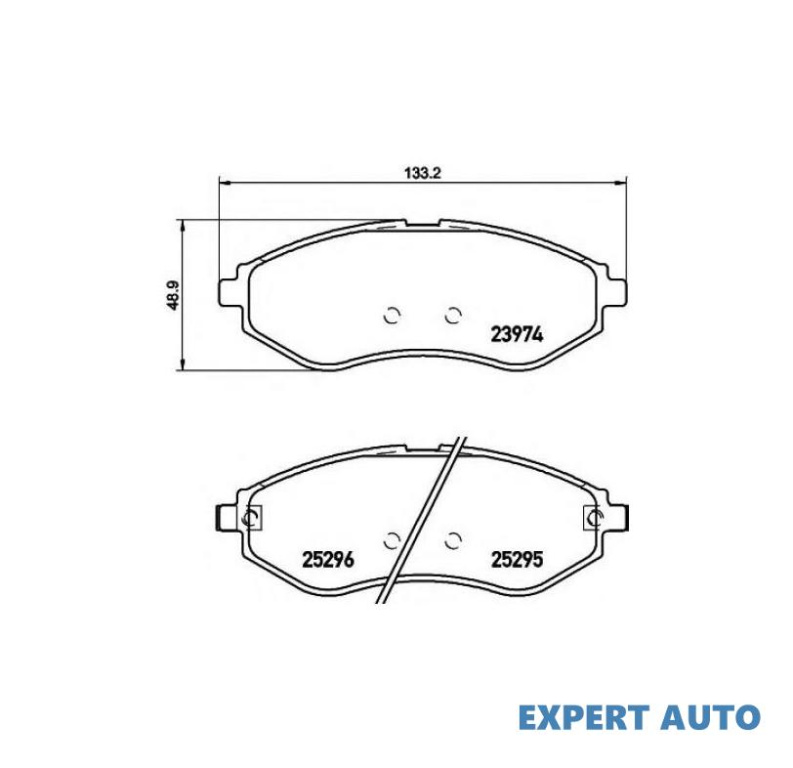 Placute frana Chevrolet AVEO limuzina (T250, T255)