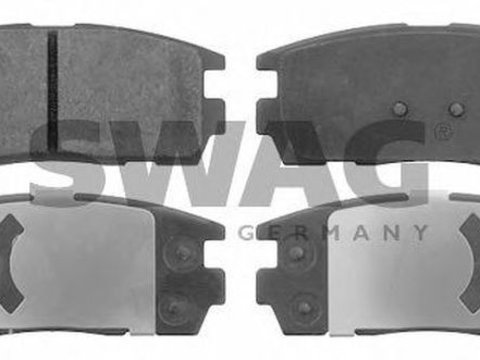 Placute frana CHEVROLET CAPTIVA C100 C140 SWAG 89 91 6631