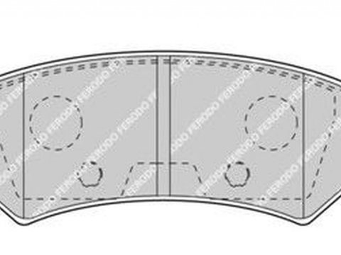 Placute frana CHEVROLET LACETTI J200 FERODO FDB4295