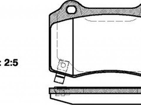 Placute frana CHRYSLER 300 C LX ROADHOUSE 2434.54