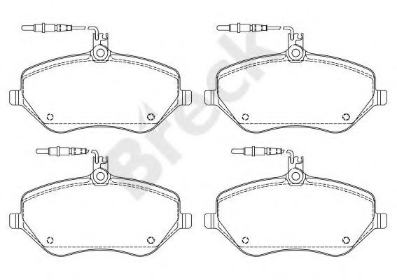 Placute frana CITROËN C5 III Break (TD_) (2008 - 