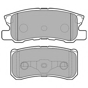 Placute frana # CitroEn Aircross 2012 2013 2014 2015 2016 2017 2018 2019 2020 2021 2022 2023 2024 2025 # LP2483 # DELPHI