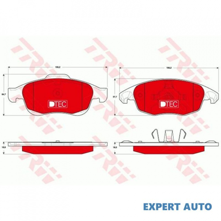 Placute frana Citroen BERLINGO (B9) 2008-2016 #2 0