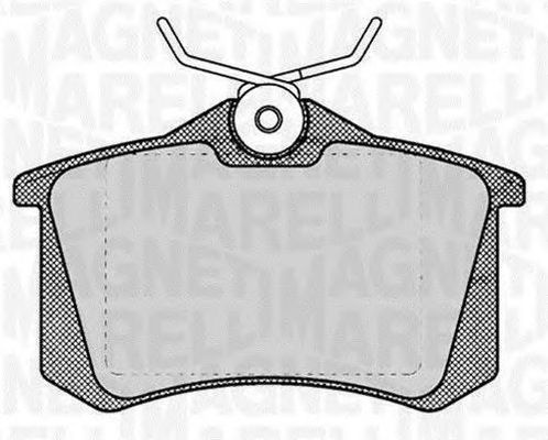 Placute frana CITROEN C4 cupe LA MAGNETI MARELLI 363916060131