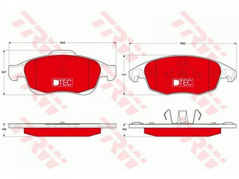 Placute frana Citroen C4 II (B7) 2009-2016 #2 0252453818