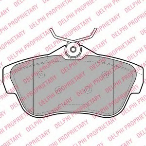 Placute frana # CitroEn Jumpy 2011 2012 2013 2014 2015 2016 2017 2018 2019 2020 2021 2022 2023 2024 2025 # LP2071 # DELPHI