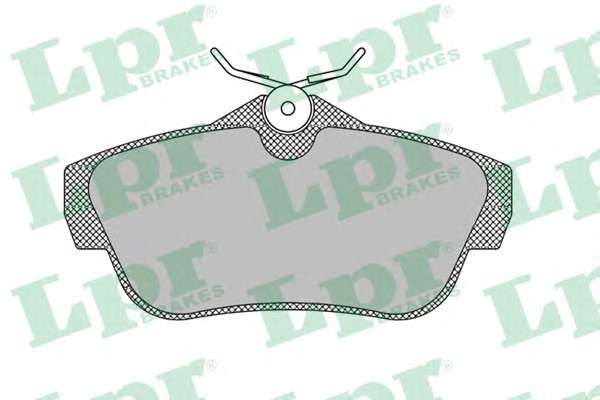 Placute frana # CitroEn Jumpy 2011 2012 2013 2014 2015 2016 2017 2018 2019 2020 2021 2022 2023 2024 2025 # 05P1460 # LPR