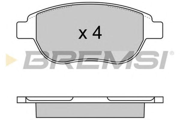 Placute frana CITROEN XSARA PICASSO N68 BREMSI BP2972