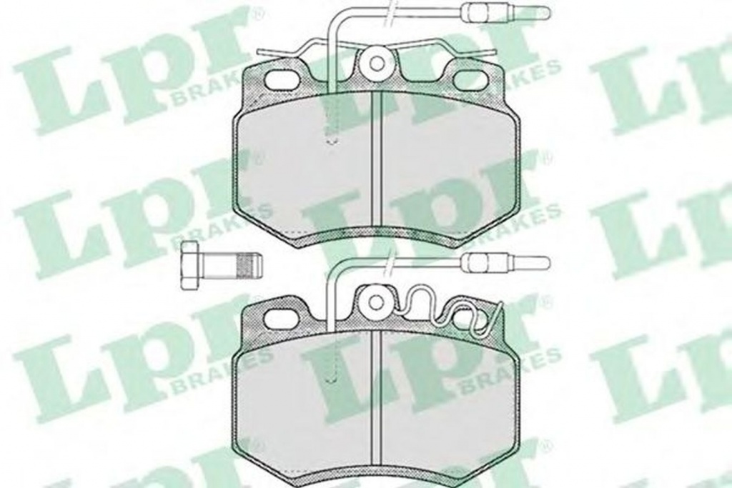 Placute frana CITROEN ZX N2 LPR 05P585