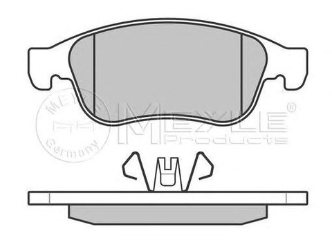 Placute frana DACIA DUSTER MEYLE 0252491418PD