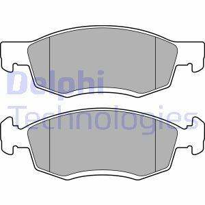 Placute frana # Dacia Logan 2010 2011 2012 2013 2014 2015 2016 2017 2018 2019 2020 2021 2022 2023 2024 2025 # LP2137 # DELPHI