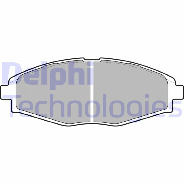 Placute frana ~ Daewoo Matiz 1998 1999 2000 2001 2002 2003 2004 2005 2006 2007 2008 2009 2010 2011 2012 2013 2014 2015 2016 2017 2018 2019 2020 2021 2022 2023 2024 ~ LP1390 ~ DELPHI