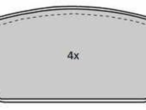 Placute frana Daewoo Tico (Kly3), Suzuki CAPPUCINO (EA) SRLine parte montare : Punte fata