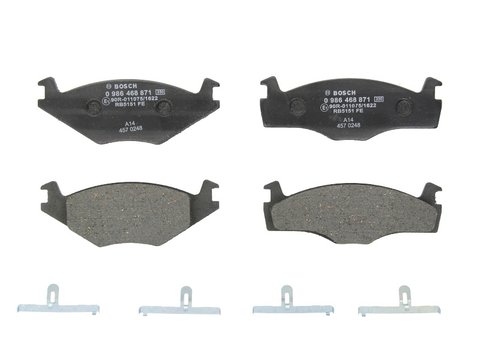 Placute frana fata noi Bosch Seat Cordoba, ibiza 2,VW Golf 1, Jetta 2, Passat ,Santana,Scirocco