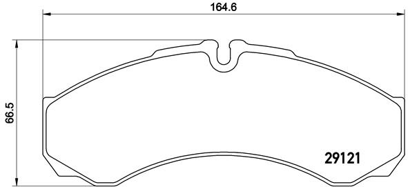 PLACUTE FRANA ~ Fata/Spate IVECO DAILY I Van 1985 1986 1987 1988 1989 ~ P A6 017 ~ BREMBO