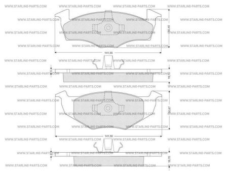 Placute frana fata VW Golf 3 1.6 AEE