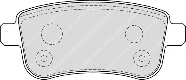 Placute frana FDB4182 FERODO pentru Renault Megane Renault Gran Renault ScEnic Renault Grand Renault Fluence