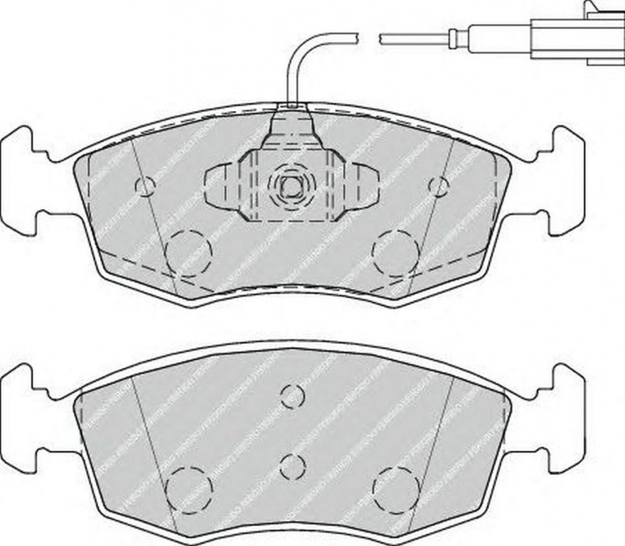 Placute frana FIAT 500 312 FERODO FDB4353