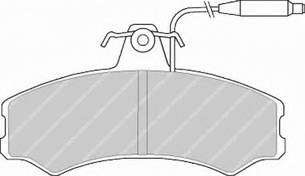 Placute frana FIAT DUCATO Panorama (280) (1982 - 1