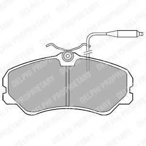 Placute frana FIAT DUCATO platou / sasiu (290) (19