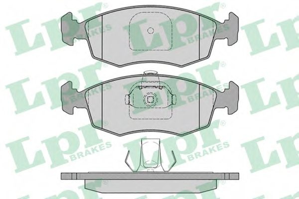 Placute frana FIAT PALIO Weekend (178DX) (1996 - 2