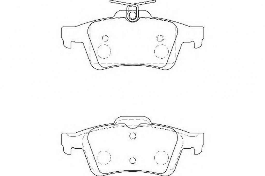 Placute frana FORD FOCUS C-MAX WAGNER WBP24136A