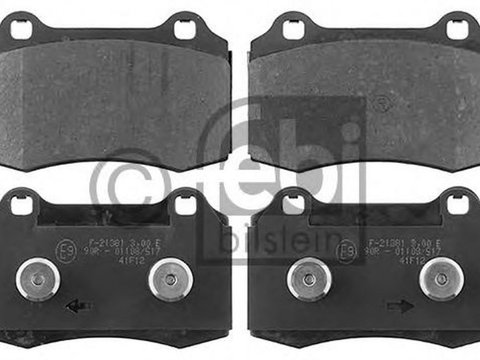 Placute frana FORD FOCUS DAW DBW FEBI FE116079