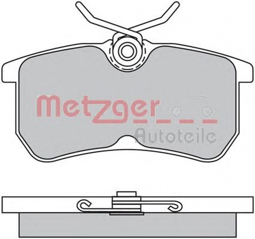 Placute frana FORD FOCUS DAW DBW METZGER 1170025