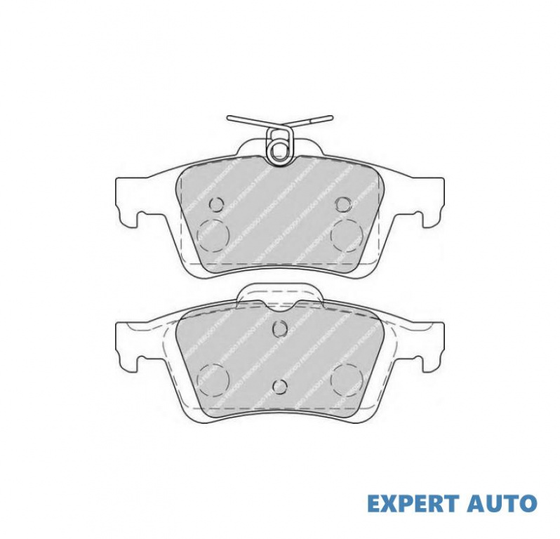 Placute frana Ford GRAND C-MAX (DXA/CB7, DXA/CEU) 