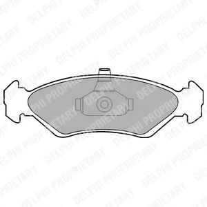 Placute frana FORD KA (RB_) (1996 - 2008) DELPHI L