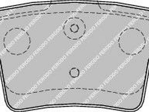 Placute frana FORD MONDEO III B5Y FERODO FDB1885