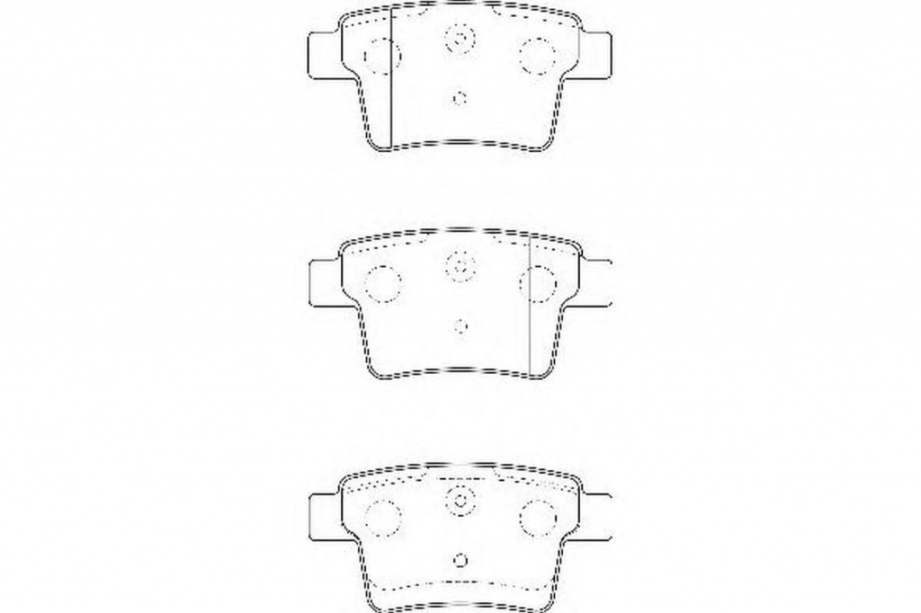 Placute frana FORD MONDEO III B5Y WAGNER WBP24260A