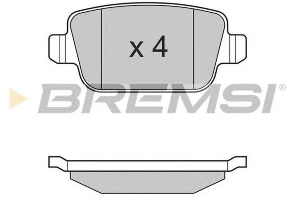 Placute frana FORD MONDEO IV limuzina BA7 BREMSI BP3300