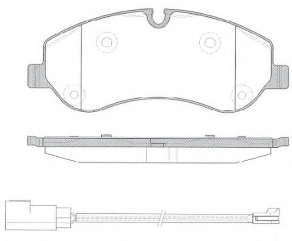 Placute frana FORD TRANSIT CUSTOM caroserie ROADHOUSE 21520.02