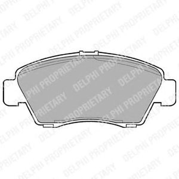 Placute frana HONDA CIVIC V Hatchback EG DELPHI LP