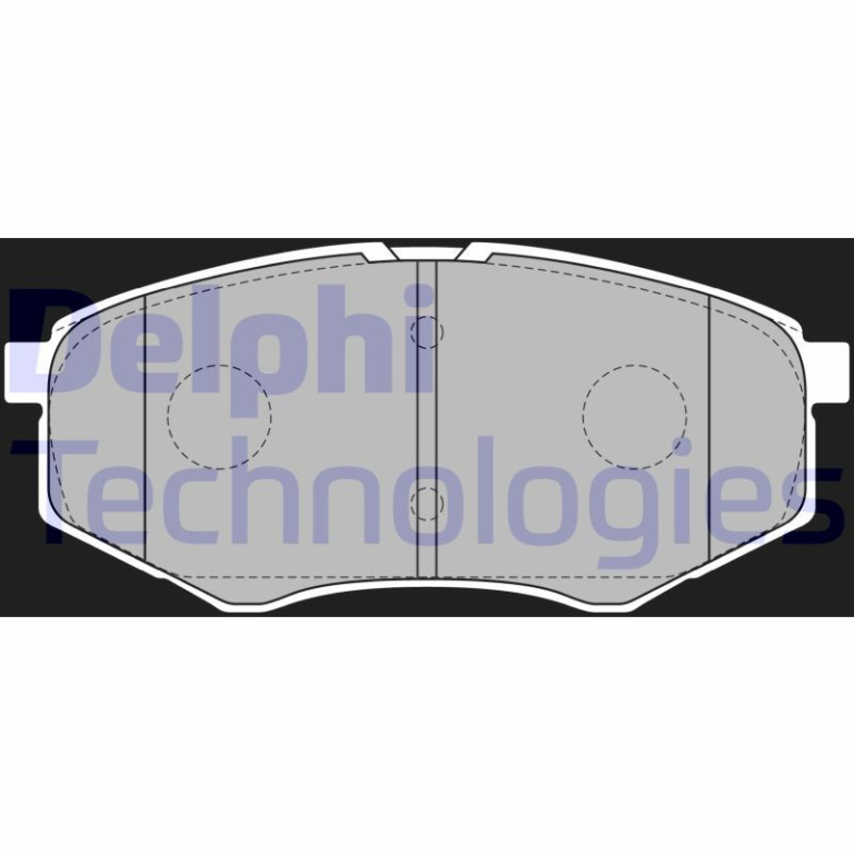 Placute frana # Hyundai Ix20 2010 2011 2012 2013 2014 2015 2016 2017 2018 2019 2020 2021 2022 2023 2024 2025 # LP2227 # DELPHI